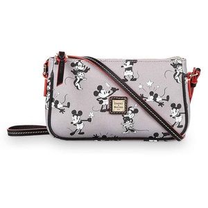 Disney Mickey & Minnie Retro Gray Pouchette by Dooney & Bourke